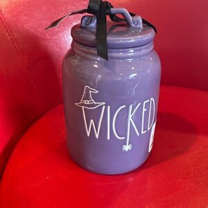 NWT Rae Dunn Wicked canister
